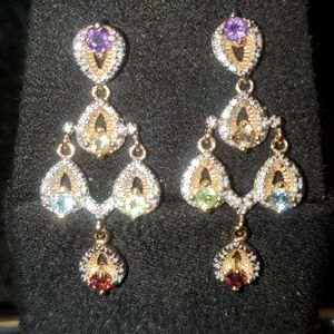 Amethyst ,peridot, citrine ,Garnet, topaz